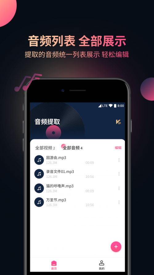 視頻音頻提取器截圖
