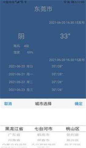 樹屋天氣截圖