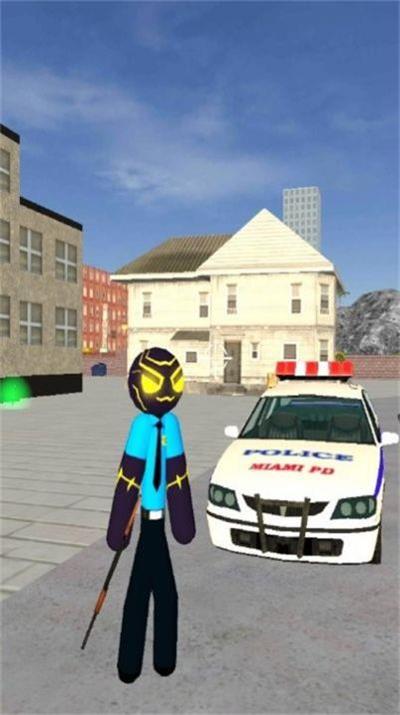 火柴人繩索英雄黑豹警官截圖