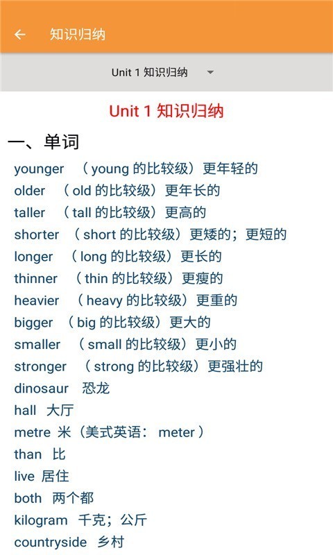 六年級下冊英語幫截圖