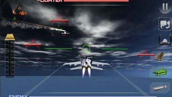 F18戰鬥機空襲截圖