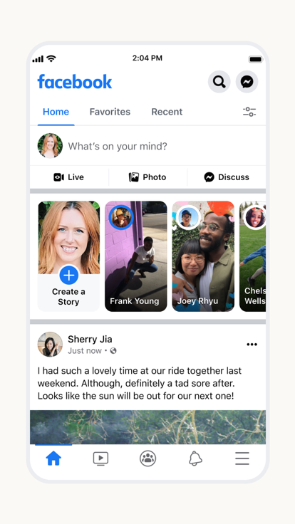 Facebook登錄入口截圖